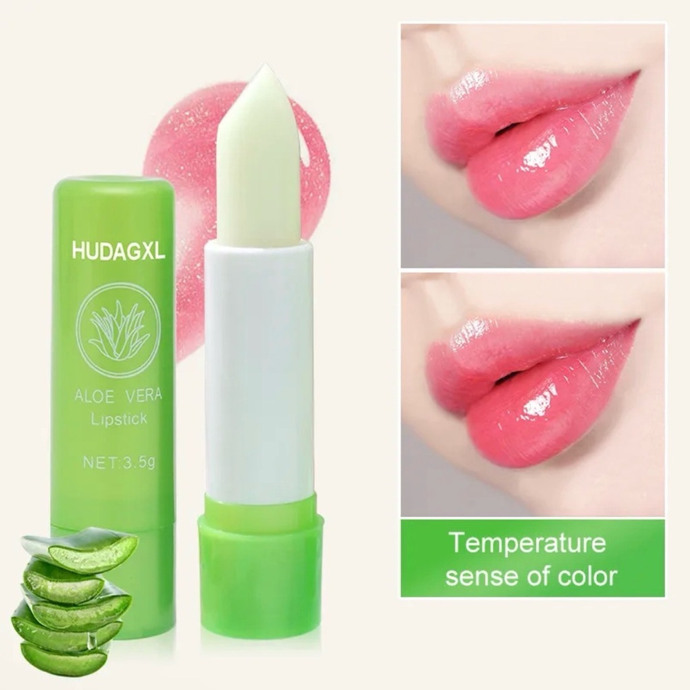 Aloe Vera Lipstick - Temperature Changing Pink